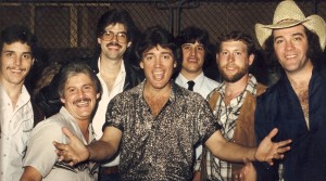 Me and my band with Ronnie McDowell in '85! What a great guy!