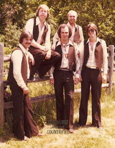 From left: Jerry Lavender, Rick Spitler, Me, Criss Sayre, and Mark Hall. 1979